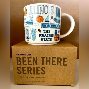 Starbucks Been There Series Illinois Ceramic Multicolor Coffee Mug 14oz